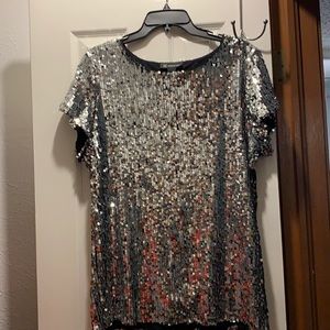 INC sequins Top